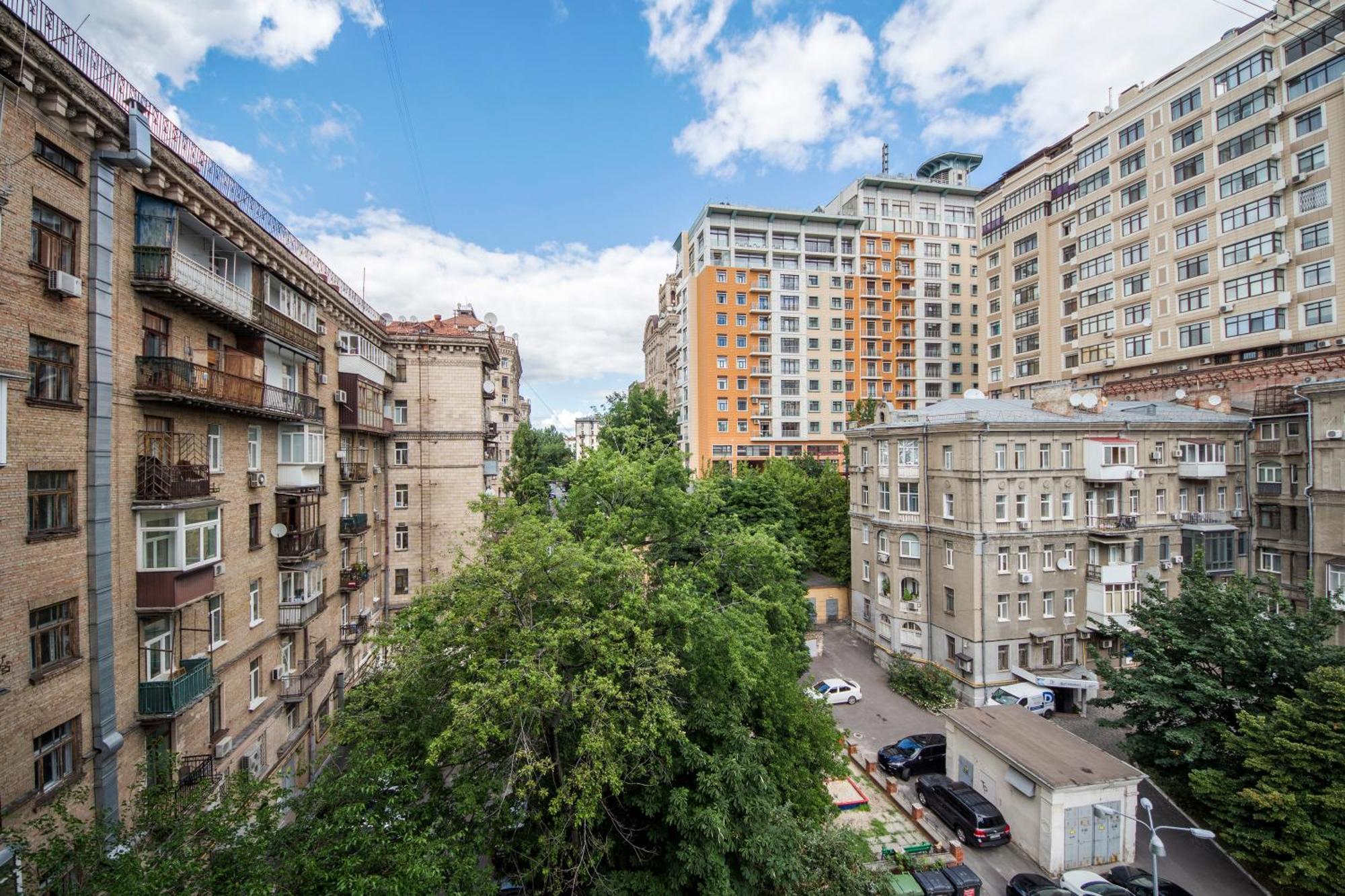 Apartments Near Parus Business Centre Kiew Exterior foto