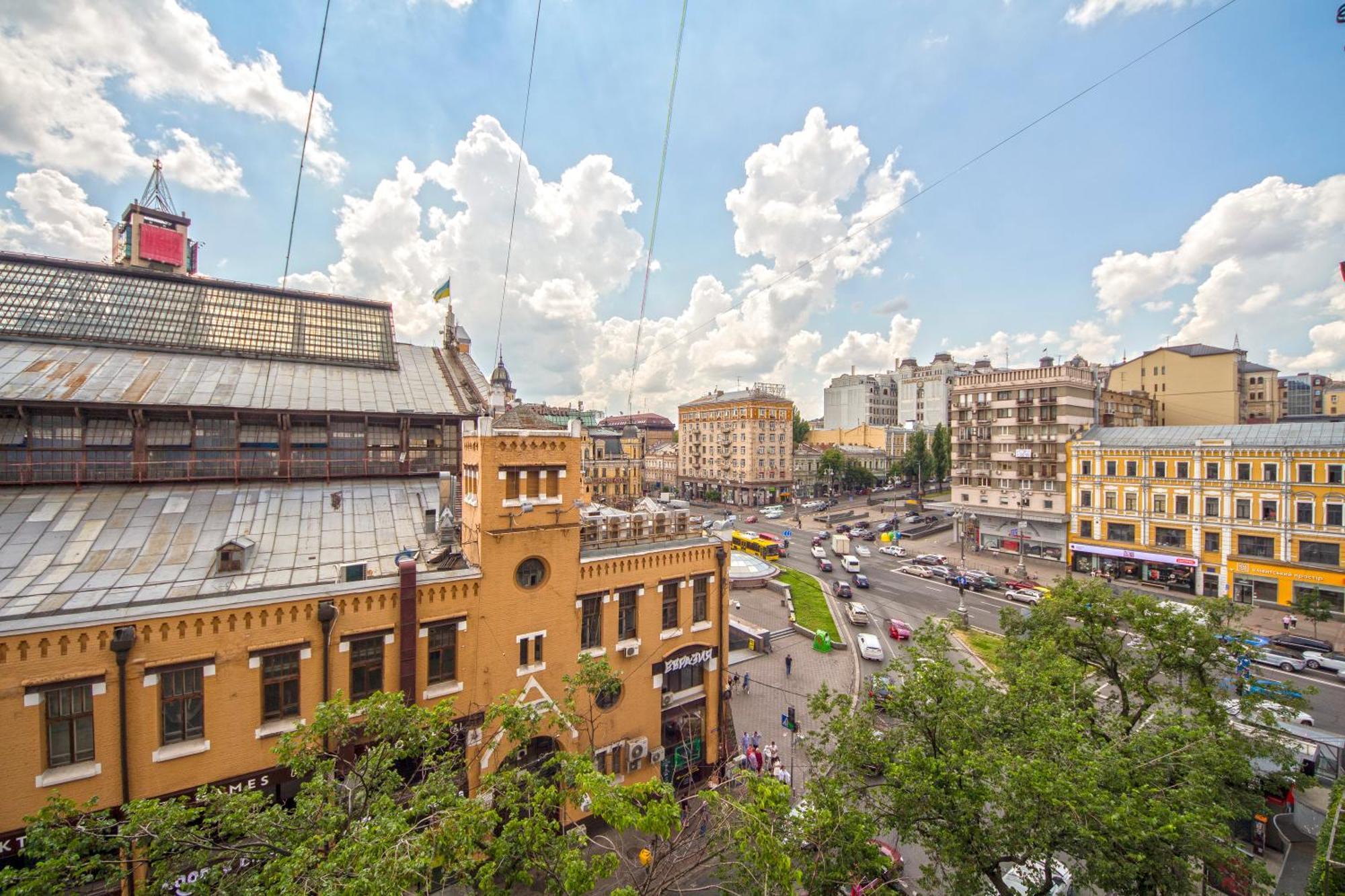 Apartments Near Parus Business Centre Kiew Exterior foto